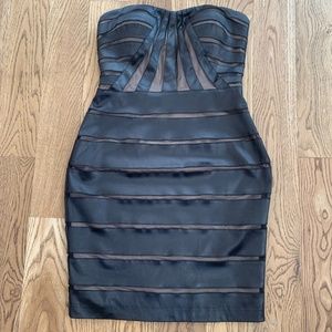 Black Strapless Dress
